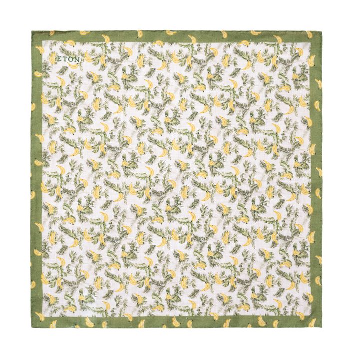Banana Linen Pocket Square fra Eton