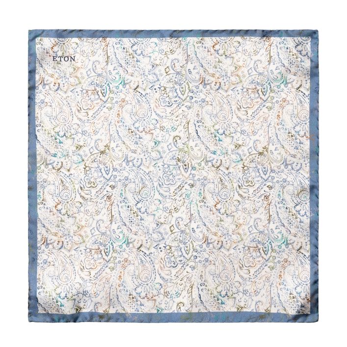 Paisley Silk Pocket Square fra Eton