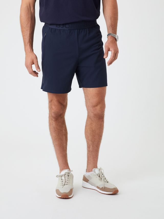 Borg Pocket Shorts i Night Sky - Genanvendt Polyester