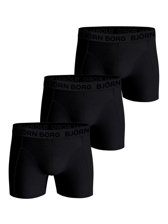 Björn Borg Cotton Stretch Boxer 3-pak - Komfort og Kvalitet