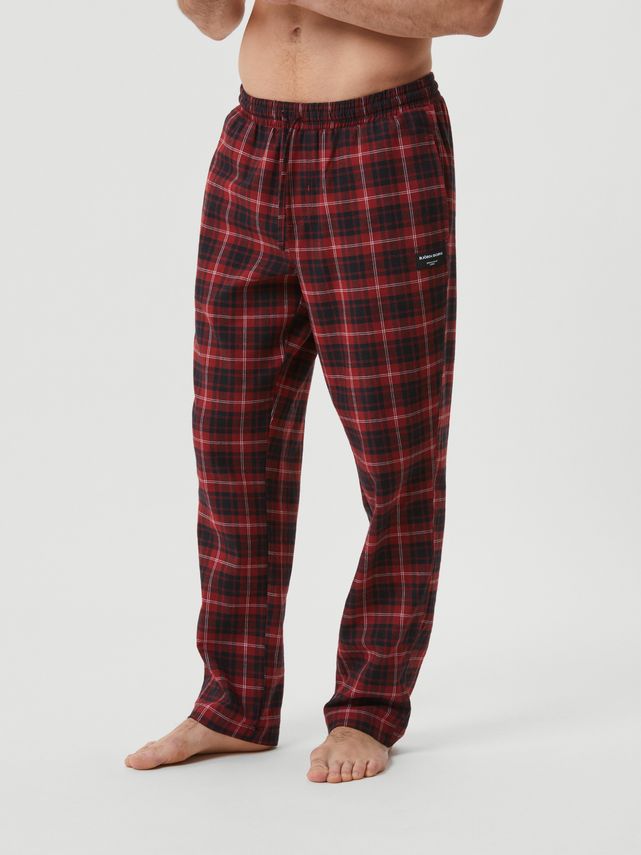 Core Pyjama Pant, Bb Red Small Tartan fra Björn Borg