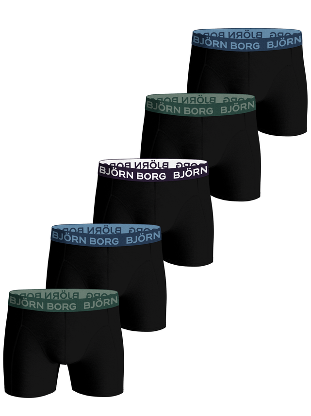 Cotton Stretch Boxer 5p, Multipack 6 fra Björn Borg