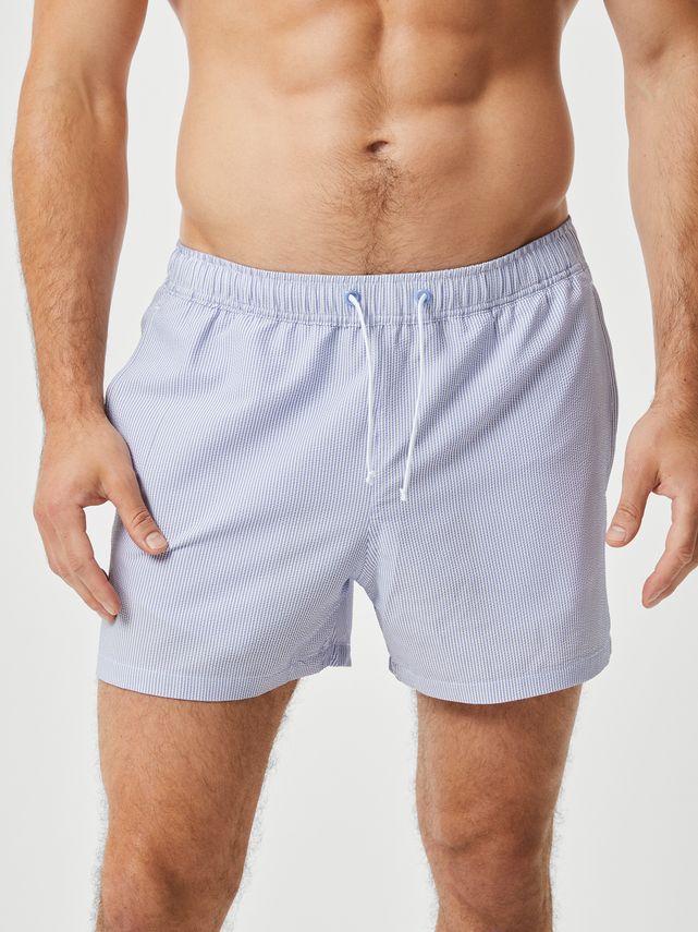 Borg Seersucker Swim Shorts, Bb Swim Stripe 2 fra Björn Borg