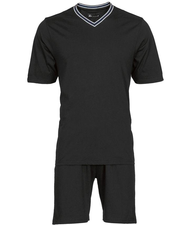 JBS Pyjamas Sæt med Shorts og T-shirt - Sort Komfort