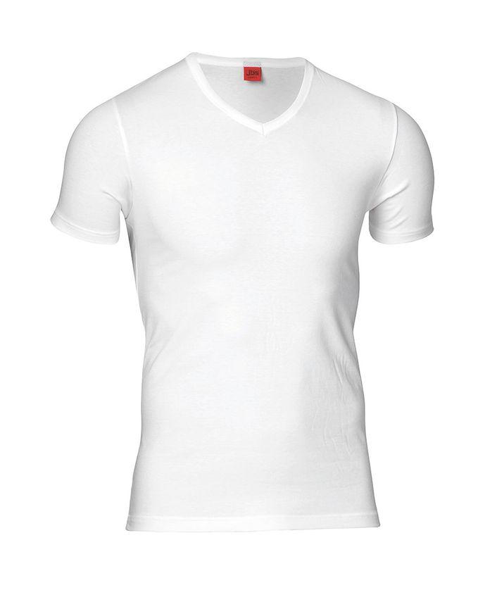 Ensfarvet V-hals T-shirt fra JBS - Komfort og Kvalitet