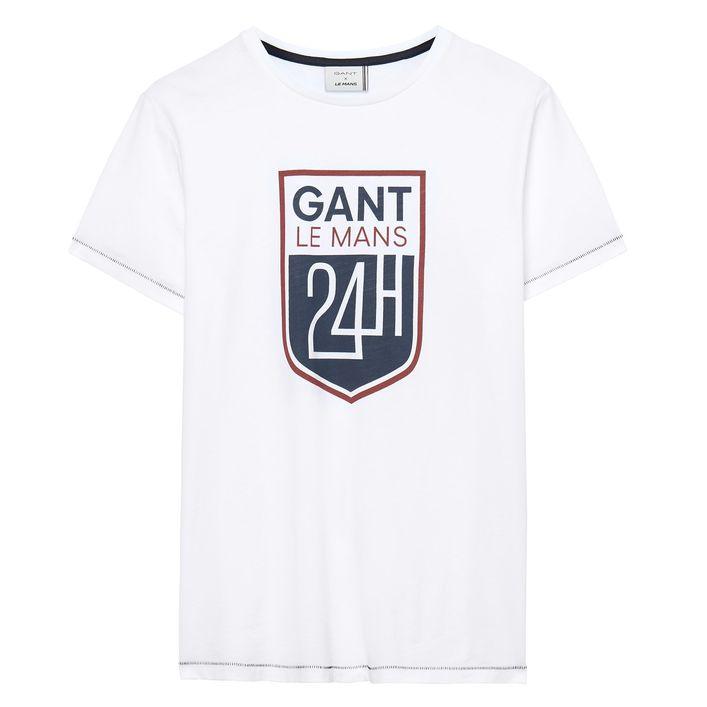 Gant x LeMans T-shirt med stort tryk - Sportstil