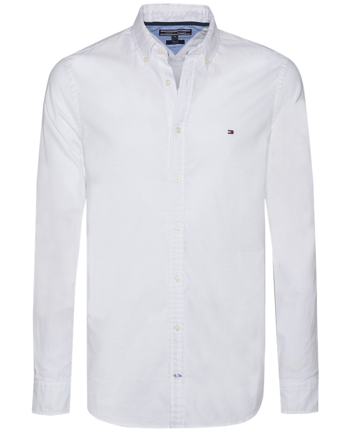 Core Stretch Slim Oxford Shirt fra Tommy Hilfiger