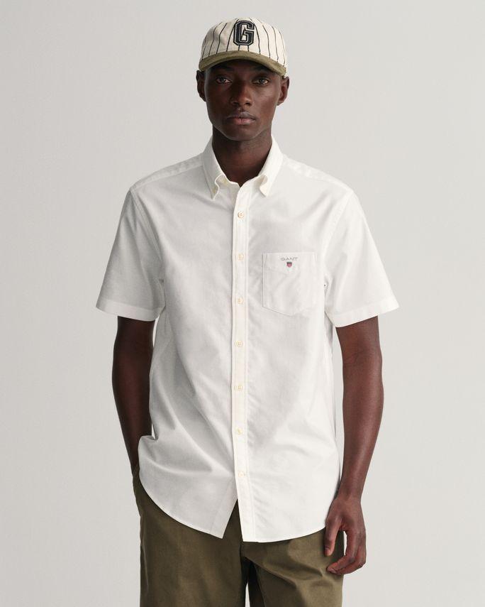 The Oxford Shirt Reg Ss Bd fra Gant