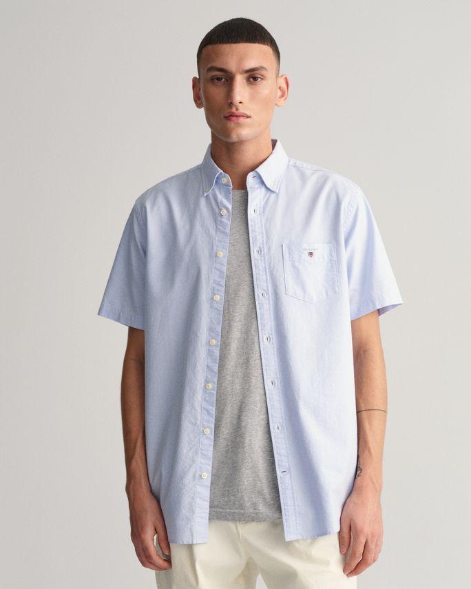 The Oxford Shirt Reg Ss Bd fra Gant