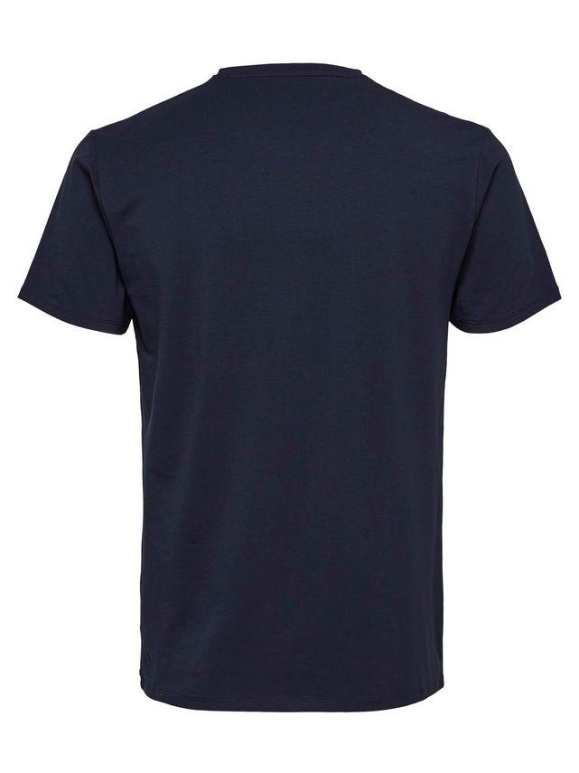 Slhnewpima Ss V Neck Tee B Noo fra Selected