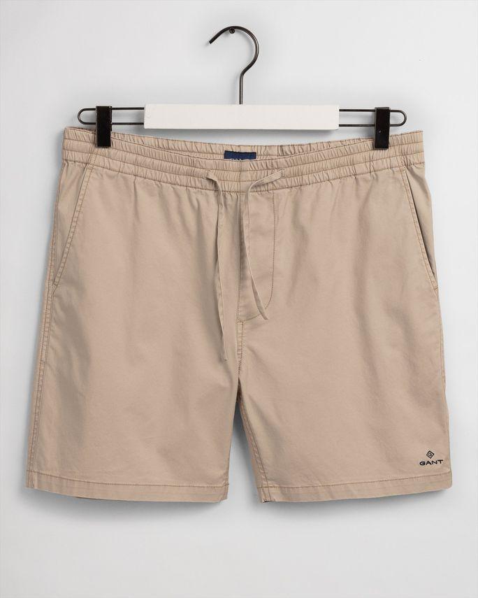 D2. Drawstring Logo Shorts Mar fra Gant