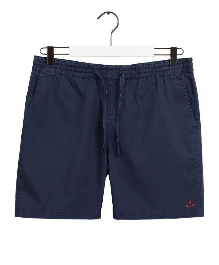D2. Drawstring Logo Shorts Mar fra Gant