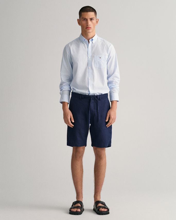 D2. Relaxed Linen Ds Shorts In fra Gant