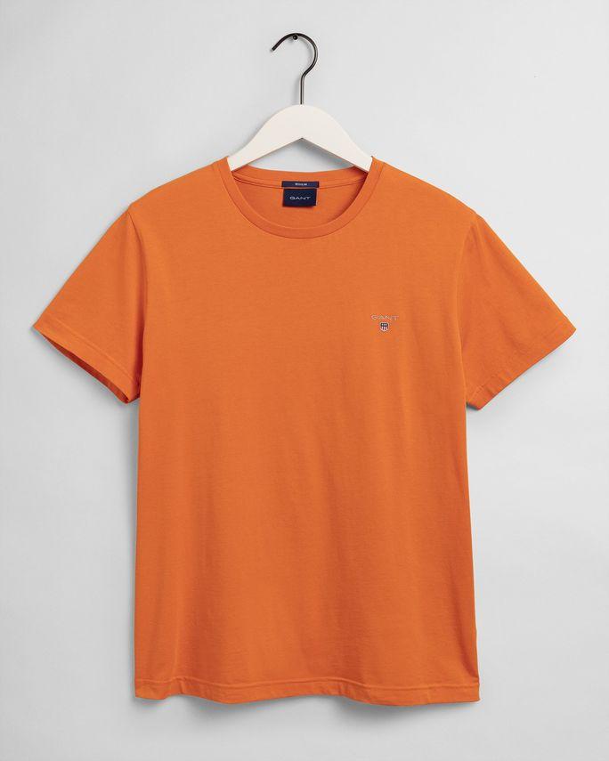 Original Ss T-shirt i Russet Orange fra Gant