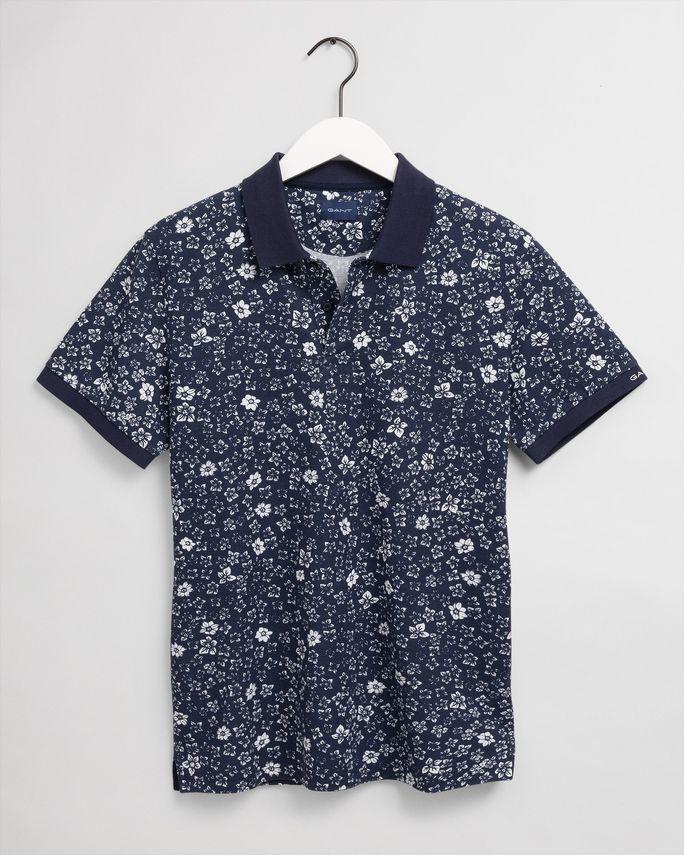 D1. Freedom Flower Pique Ss Ru fra Gant