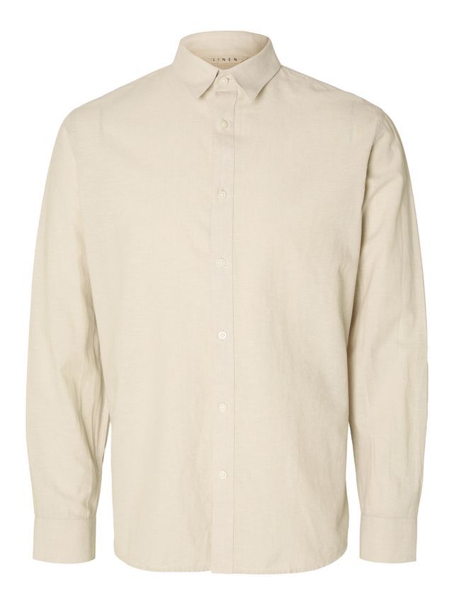 Slhslimnew Linen Shirt Ls W No fra Selected