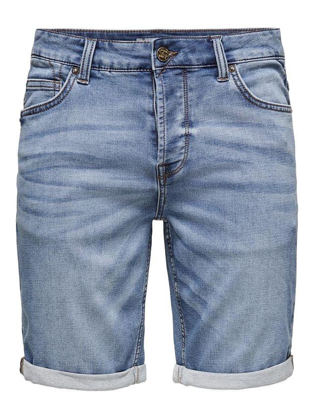 Onsply Life Jog Blue Shorts Pk fra Only & Sons
