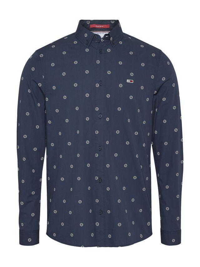Tjm Mini Print Shirt fra Tommy Jeans