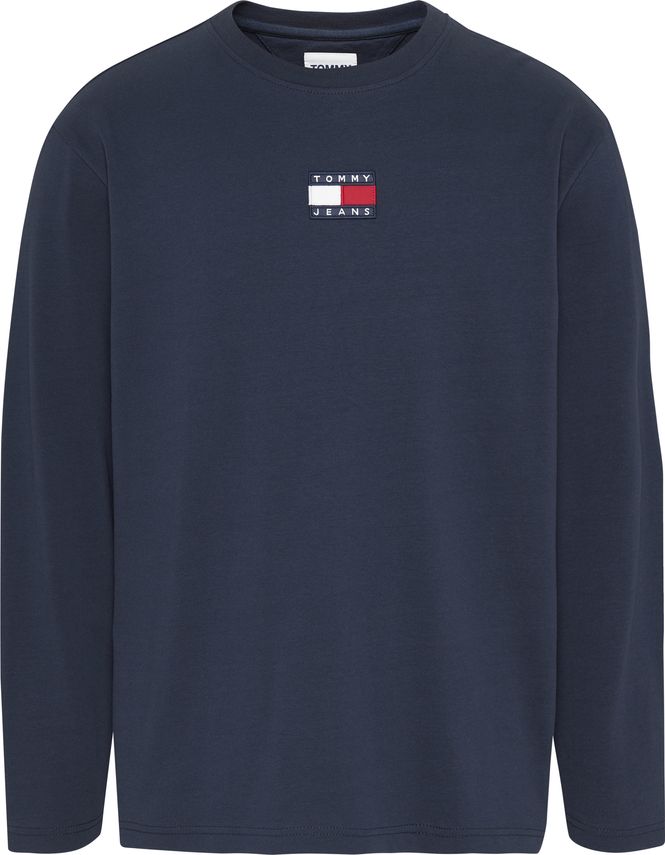 Tjm Ls Tommy Badge Tee fra Tommy Jeans