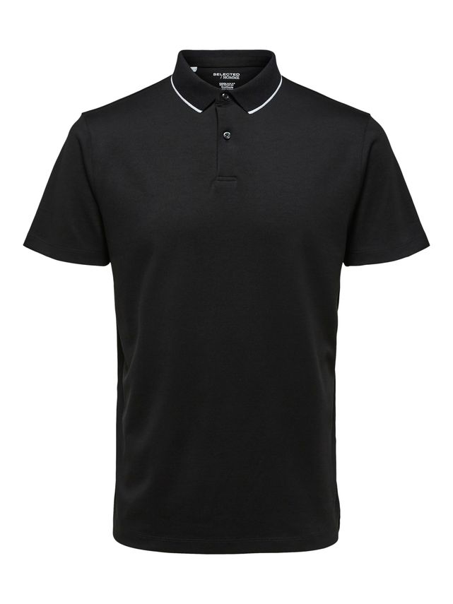 Slhleroy Coolmax Ss Polo B Noos fra Selected