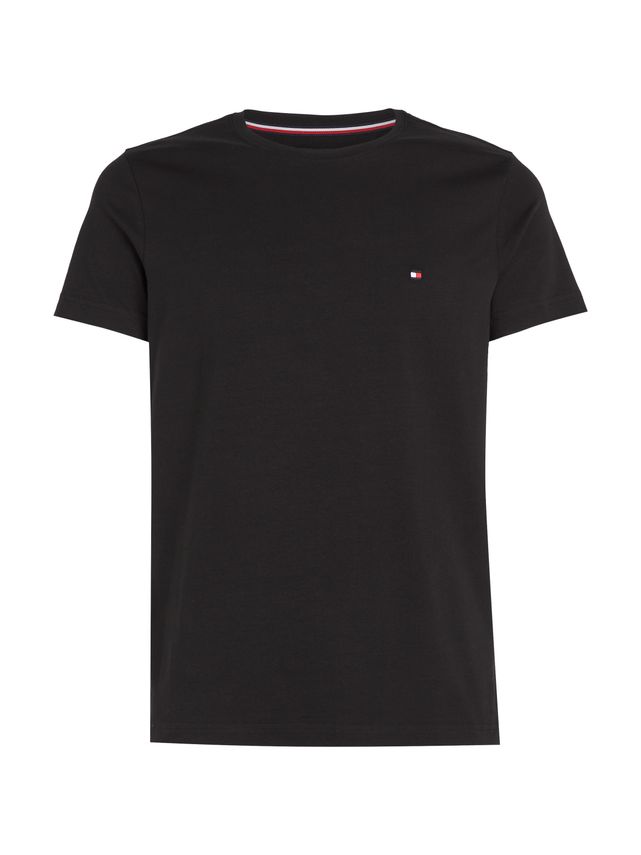 Core Stretch Slim C Neck Tee fra Tommy Hilfiger