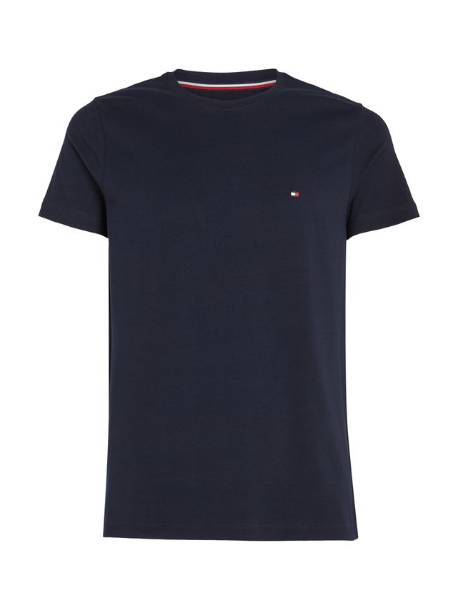 Core Stretch Slim C Neck Tee fra Tommy Hilfiger