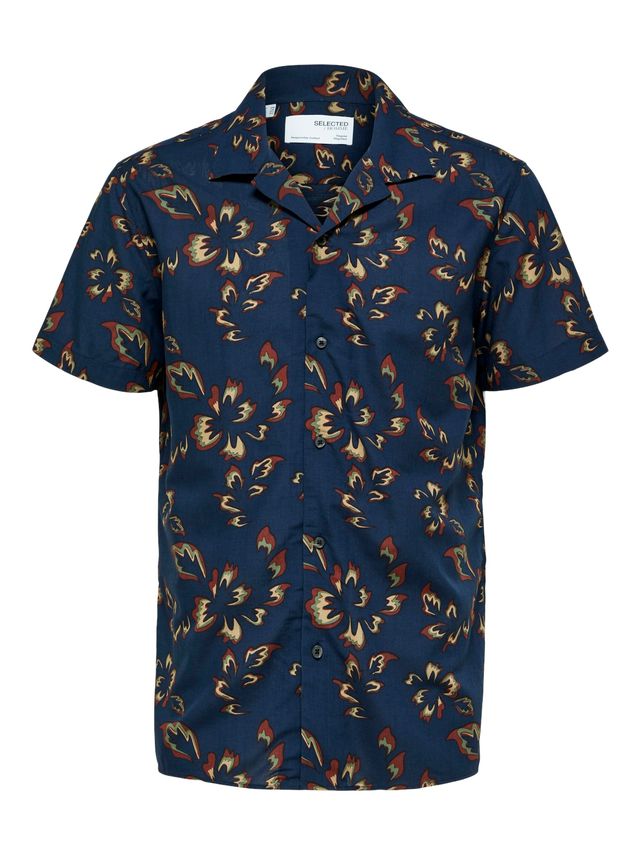 Slhregviggo Shirt Ss Aop W fra Selected