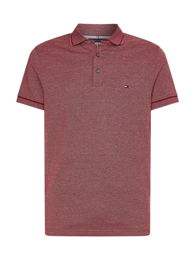 Tommy Hilfiger Mouline Tipped Slim Polo - Fantastisk tilbud!