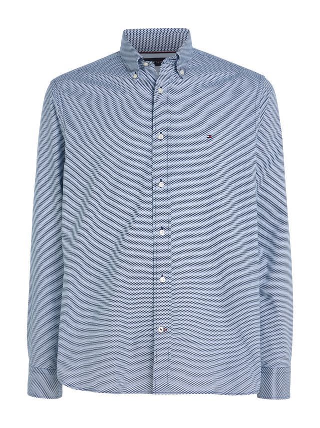 Two Tone Mini Print Rf Shirt fra Tommy Hilfiger