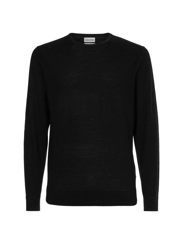 Calvin Klein Superior Uld Crew Neck Sweater på tilbud