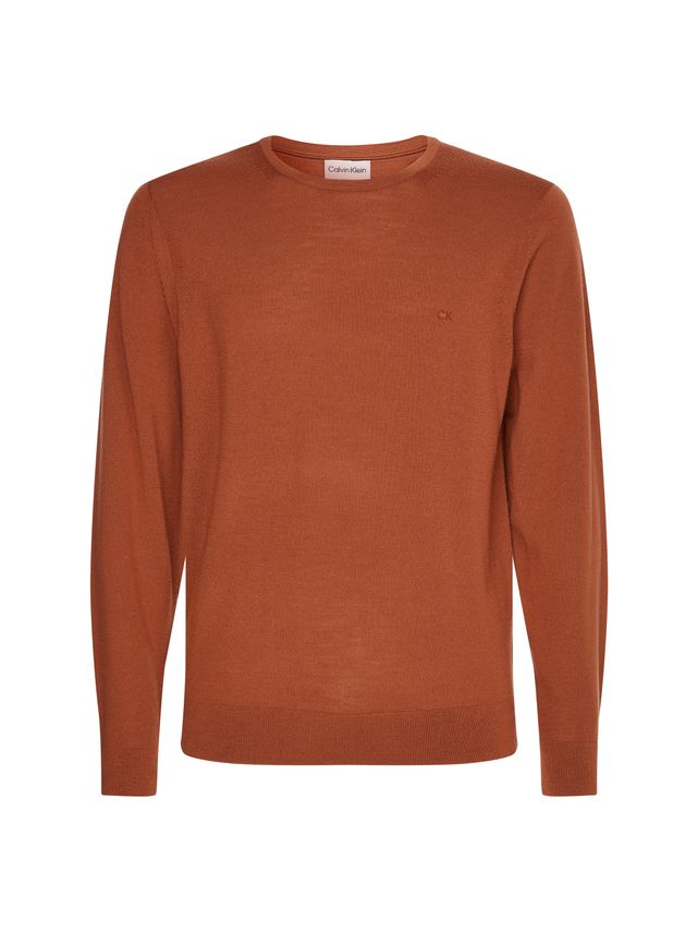 Calvin Klein Superior Uld Crew Neck Sweater på tilbud