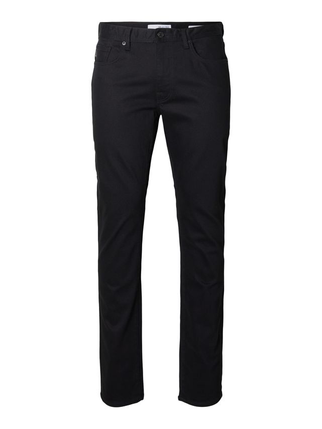 Slh175 Slim Leon 24001 Black Jns W fra Selected