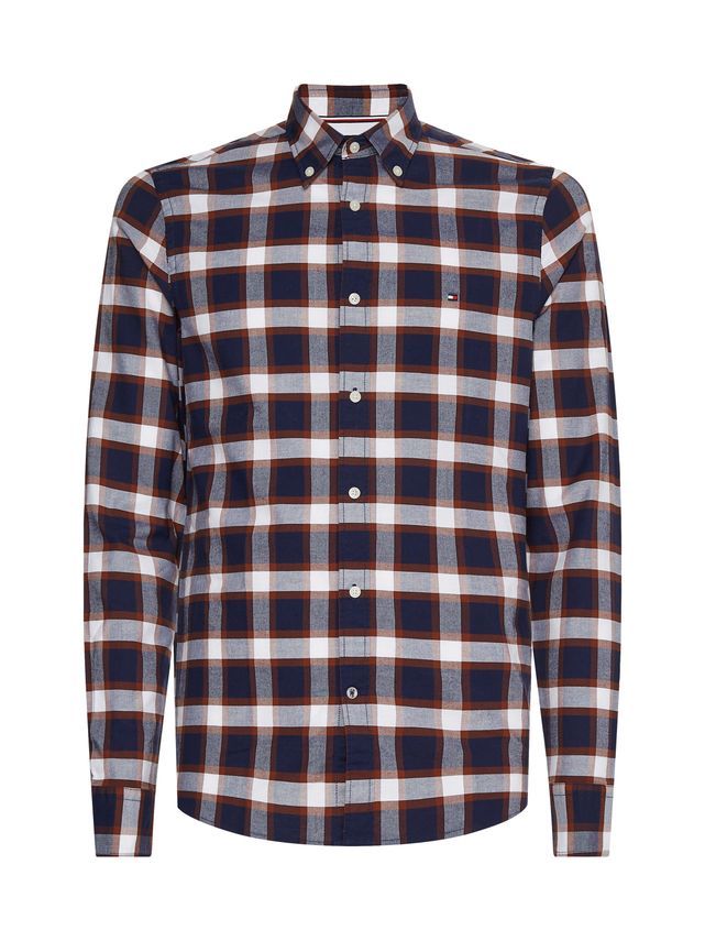 Block Tartan Sf Shirt fra Tommy Hilfiger