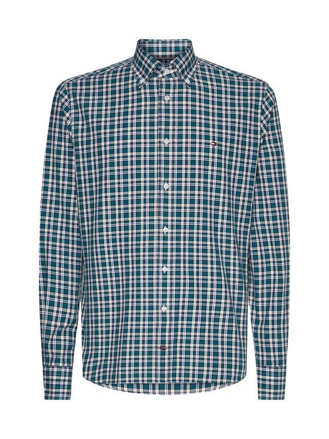 Cl W Mini Tartan Ox Rf Shirt fra Tommy Hilfiger
