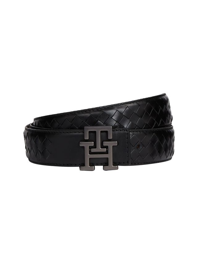 Th Plaque Woven 3.5 Rev fra Tommy Hilfiger