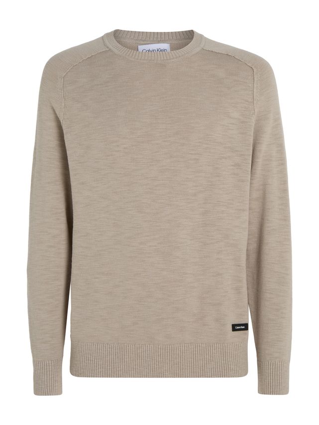 Slub Texture Sweater fra Calvin Klein