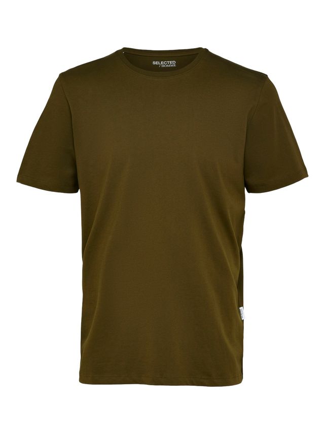 Slhaspen Ss O Neck Tee W Noos fra Selected