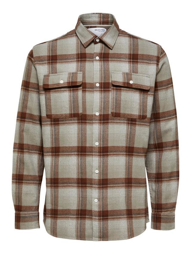 Slhregscot Check Shirt Ls W fra Selected