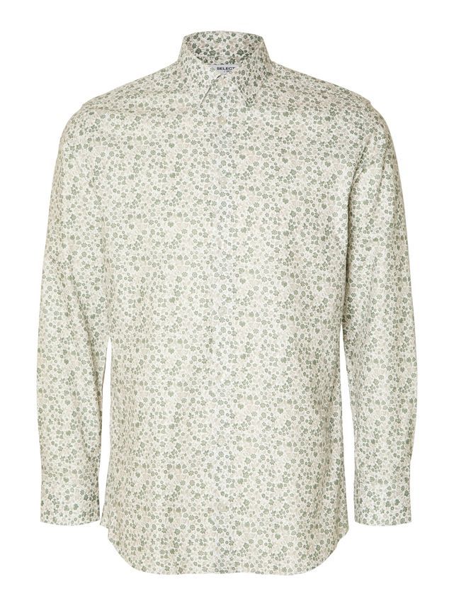 Slhslimsoho Ethan Aop Shirt Ls B No fra Selected