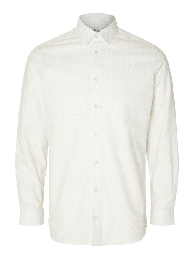 Slhslimsoho Ethan Aop Shirt Ls B No fra Selected