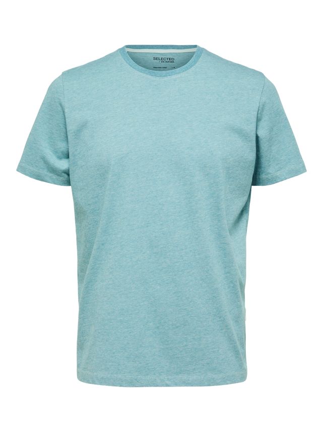 Slhaspen Mini Str Ss O Neck Tee Noo fra Selected