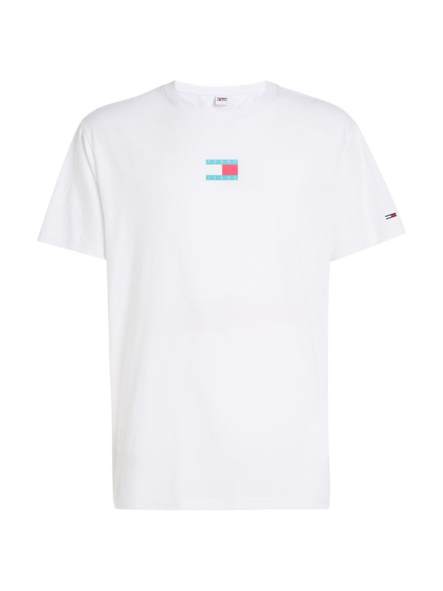 Tjm Clsc  Center Pop Flag Tee fra Tommy Jeans