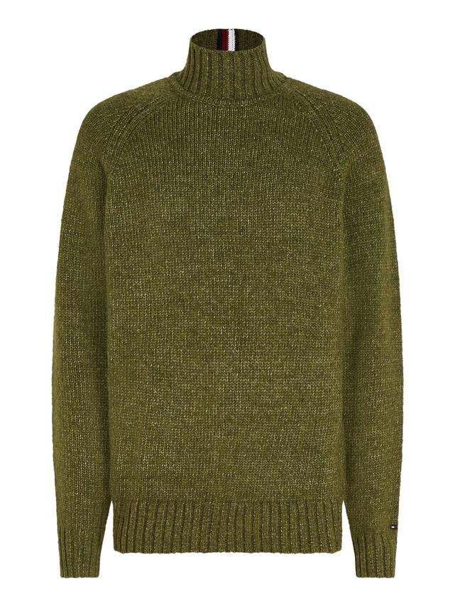 Tommy Hilfiger Dc Mouline Mock Nk - Eksklusivt tilbud!