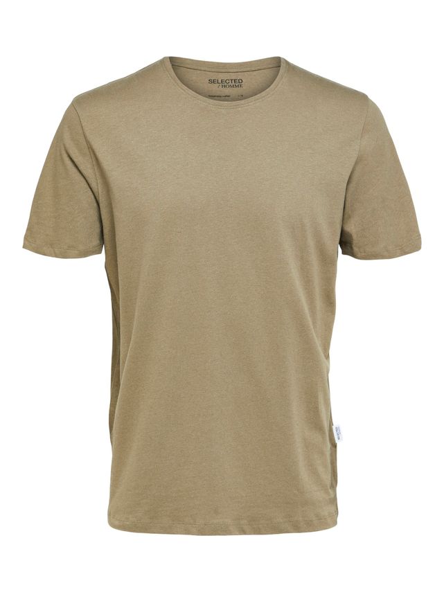 Selected Slhpan Linned T-shirt med Rund Halsudskæring
