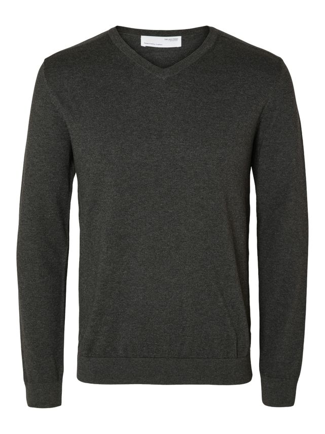 Slhberg Ls Strik V-Hals - Fantastisk tilbud!