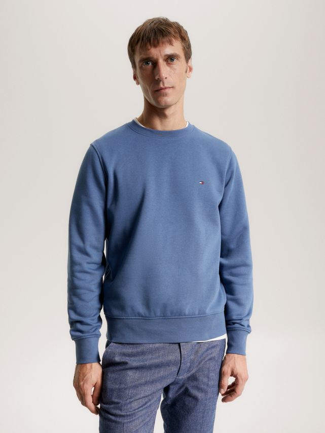 Flag Logo Sweatshirt fra Tommy Hilfiger