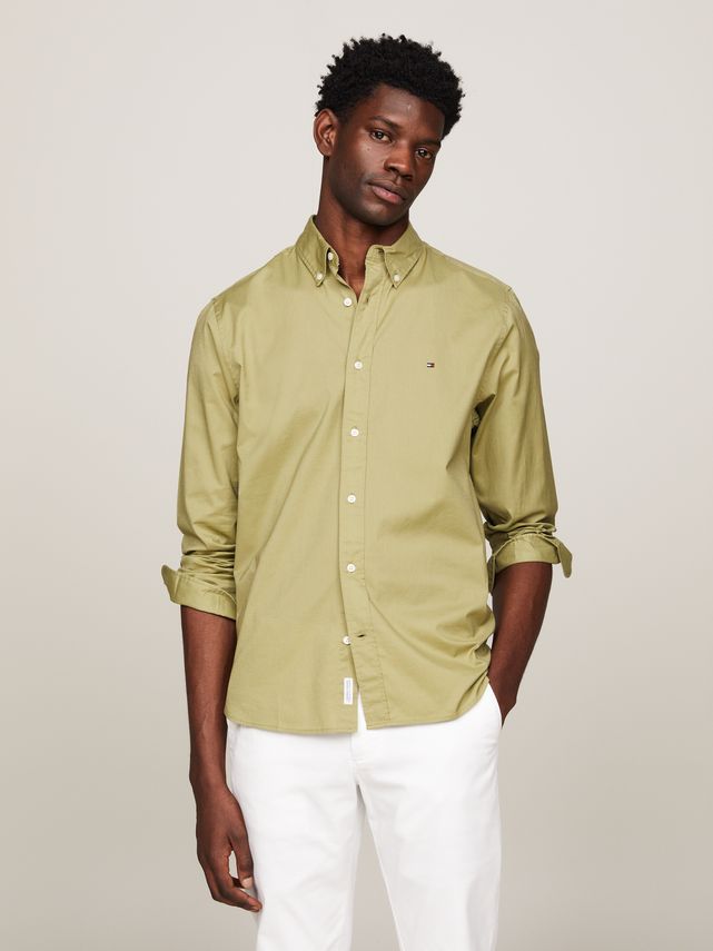 Flex Poplin Rf Shirt fra Tommy Hilfiger