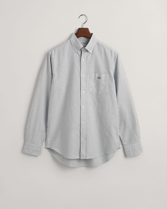 GANT Reg Oxford Banker Stripe Skjorte - Moderne Must-Have