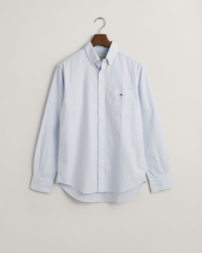 GANT Reg Oxford Banker Stripe Skjorte - Klassisk Design