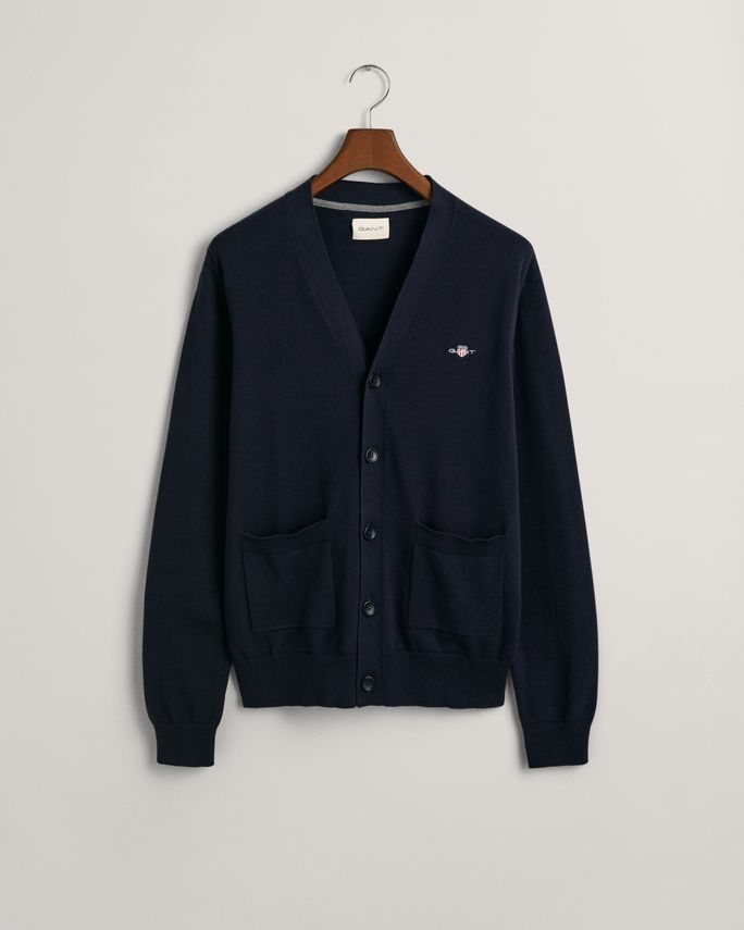 Classic Cotton V Cardigan fra Gant